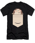 Small Pocket Hedgehog Sweet Cute Autumn Moon T-Shirt
