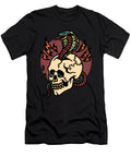 Snake with Skull Cartoon Tattoo Gifts Licensed Art T-Shirt