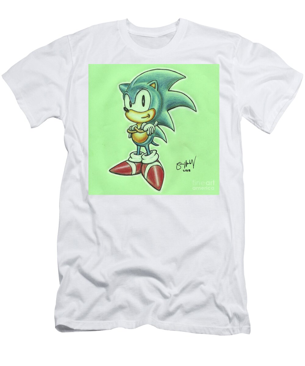Sonic Drawing Simon Moulding T-Shirt