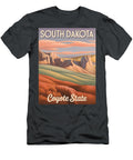 South Dakota Coyote State Travel Poster Gerogia Okeefe Real Art T-Shirt