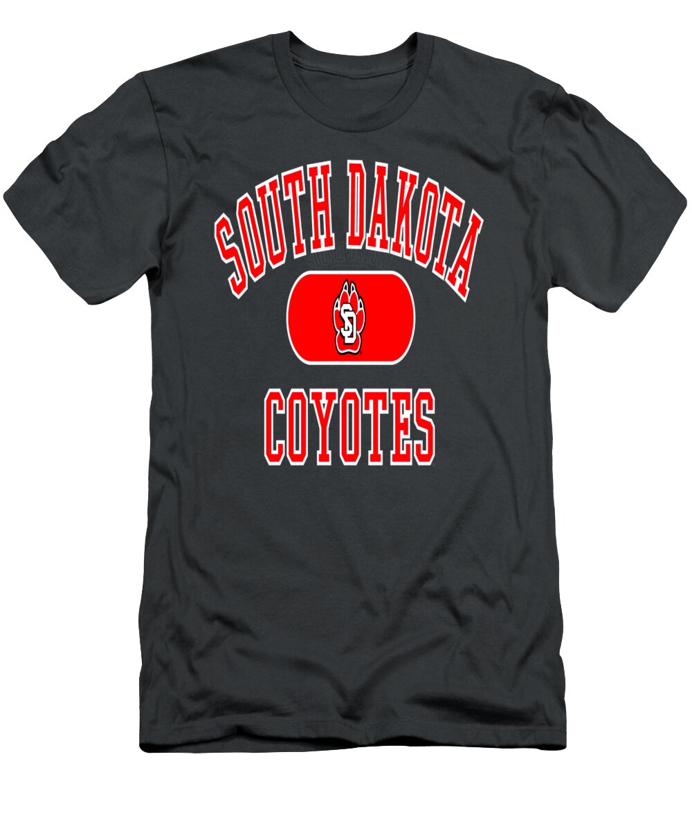 South Dakota Coyotes Varsity Logo Officially Licensed Swea Ram Annema T-Shirt