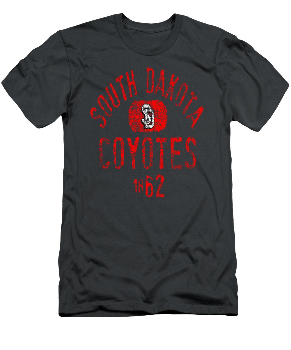 South Dakota Coyotes Vintage 1862 Logo Officially Licensed Swea Humphr Elsiem T-Shirt