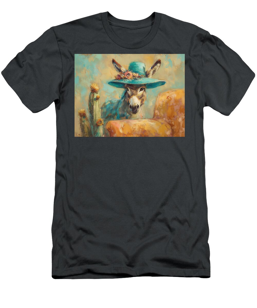 Southwest Donkey I Lisa S Baker T-Shirt