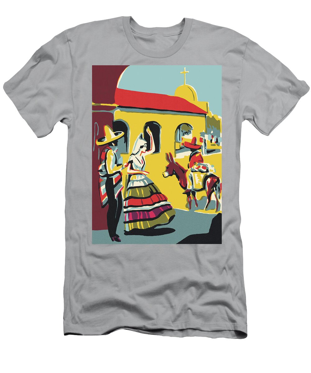 Spanish Village Csa Images T-Shirt