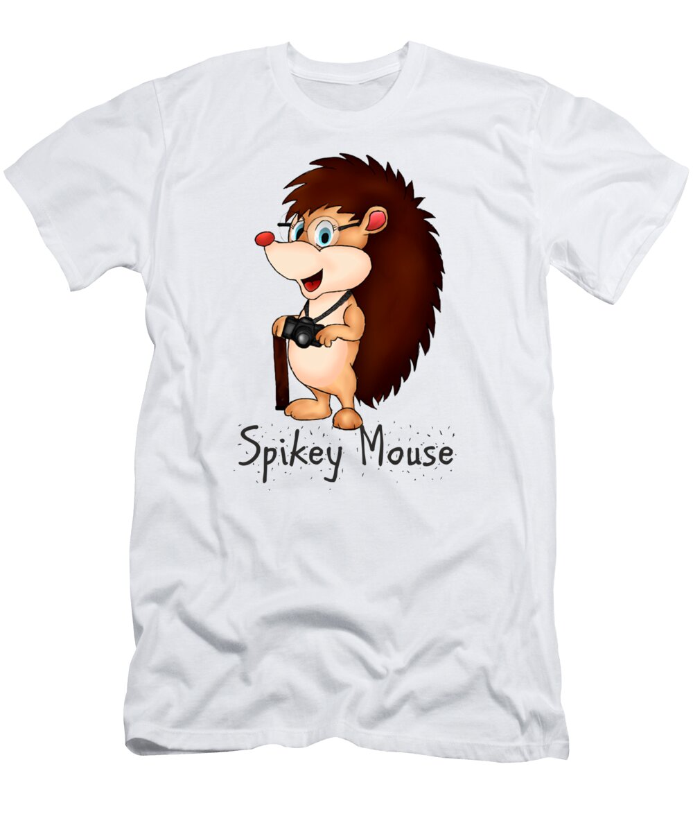 Spikey Mouse Karen Lawrence Smphotography T-Shirt