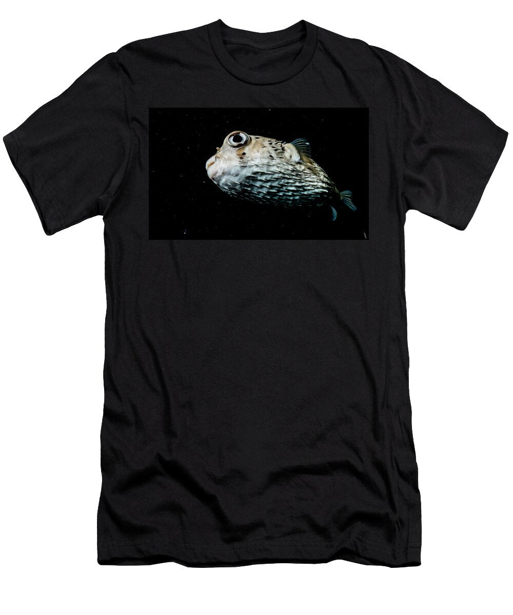 Spotted Porcupinefish At Night in the Shane Gross Natureplcom T-Shirt