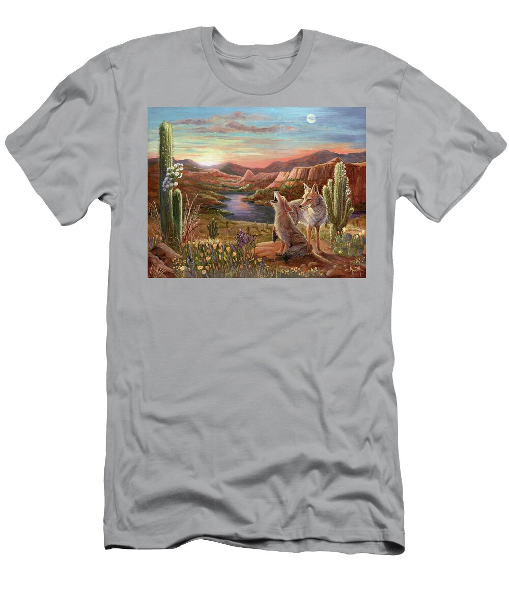 Spring Sunset At Apache Lake Marilyn Smith T-Shirt