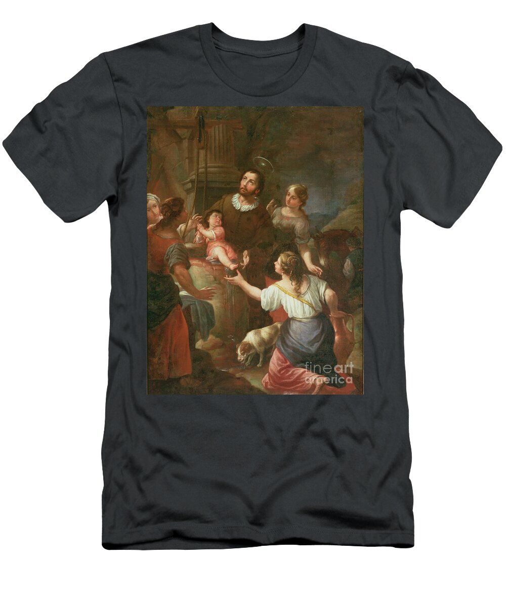 St Isidore and the Miracle At the Well School of Madrid Spanish School T-Shirt