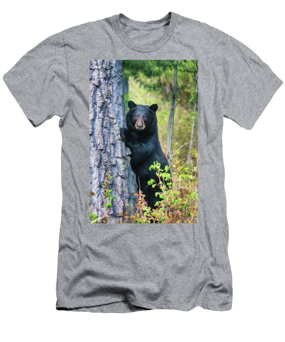 Standing Black Bear Alex Mironyuk T-Shirt