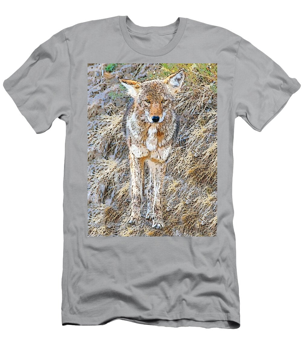 Standing Coyote David Lee Thompson T-Shirt