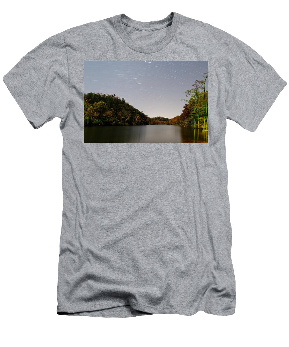 Star Trails Over Beavers Bend Silvio Ligutti T-Shirt