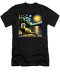 Starry Night Ferret Van Gogh Lover Job T-Shirt