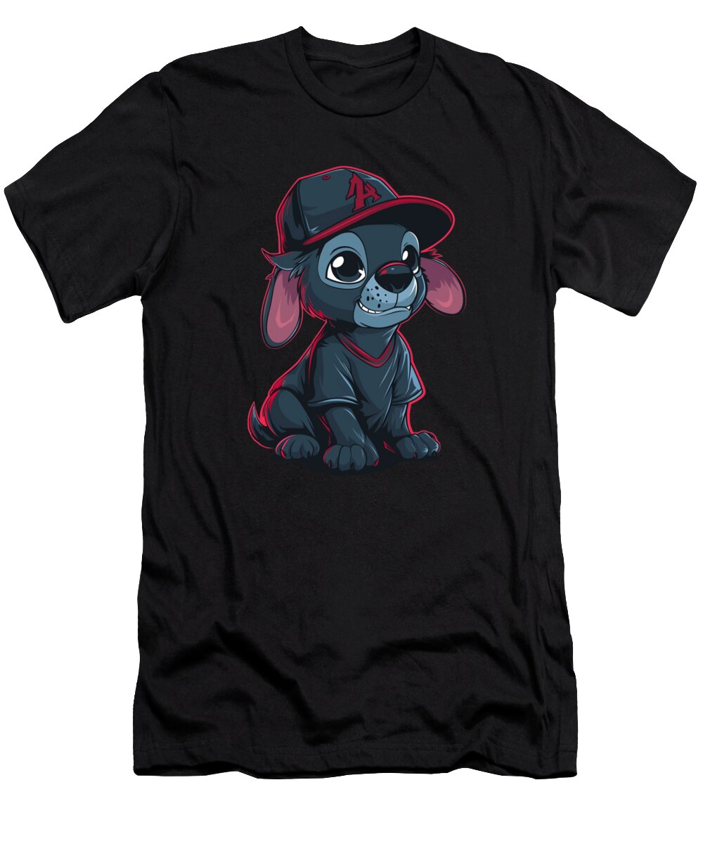 Stitch Vs Diamondbacks Alien Ace At Bat Robertz Schuler T-Shirt