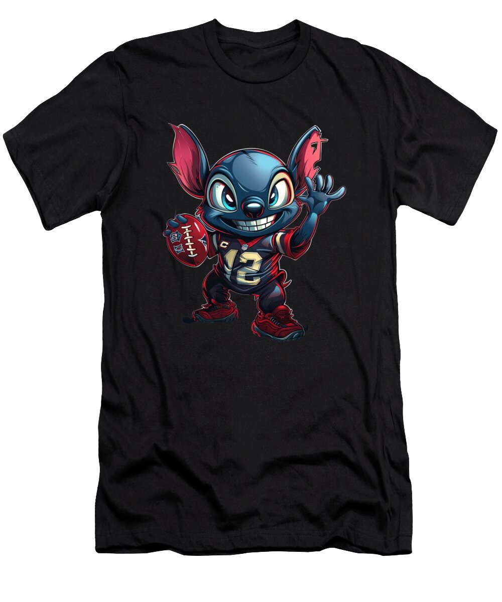 Stitch Vs Diamondbacks Alien At Bat Aplomb Robertz Schuler T-Shirt