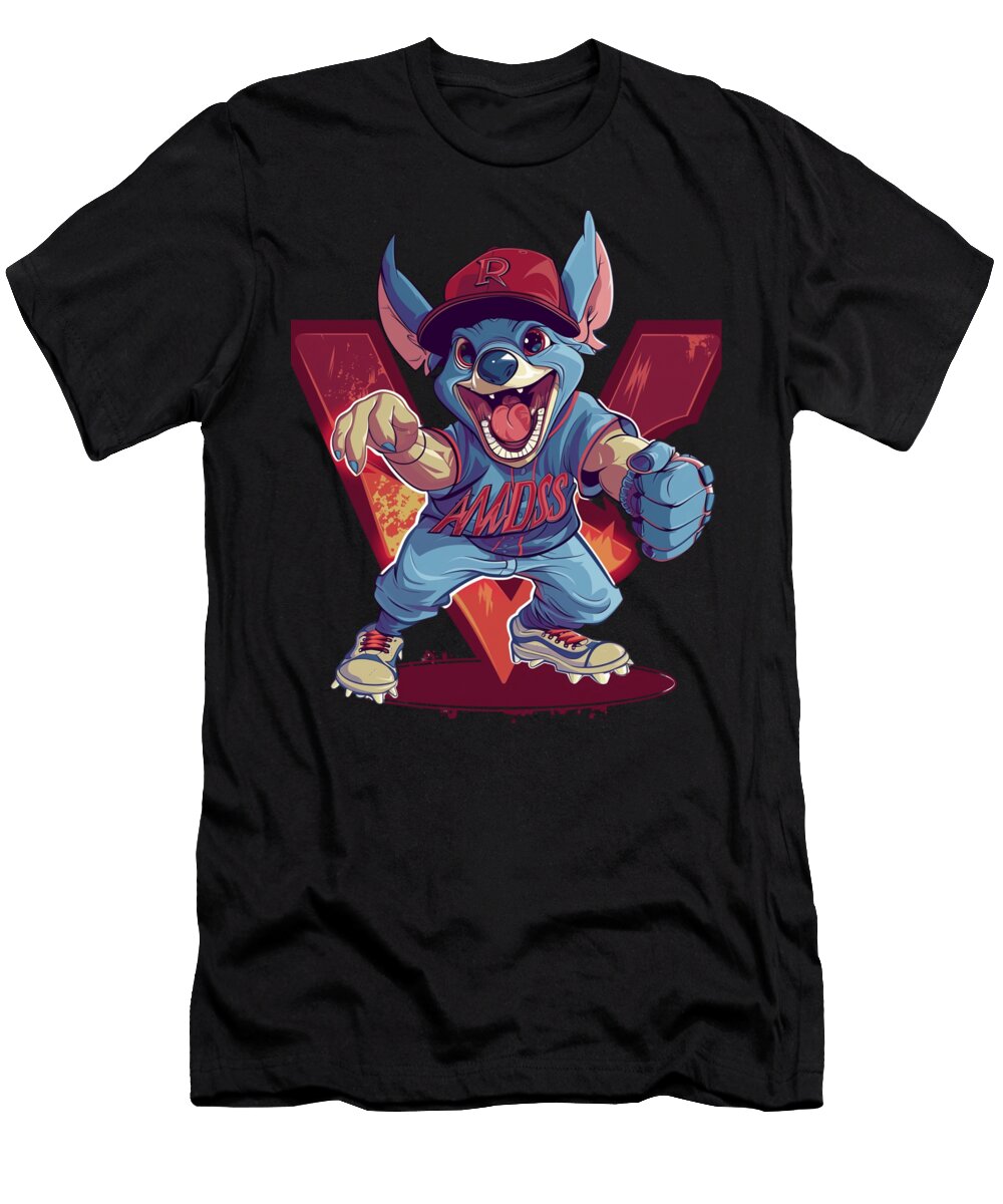 Stitch Vs Diamondbacks Diamondback Dynamic Disruptor Robertz Schuler T-Shirt