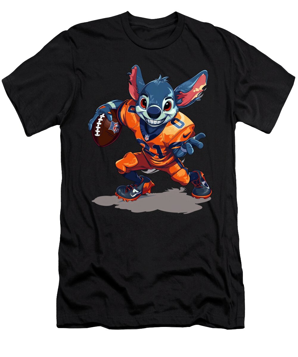 Stitch Vs Diamondbacks Mischievous Mascot Mania Robertz Schuler T-Shirt