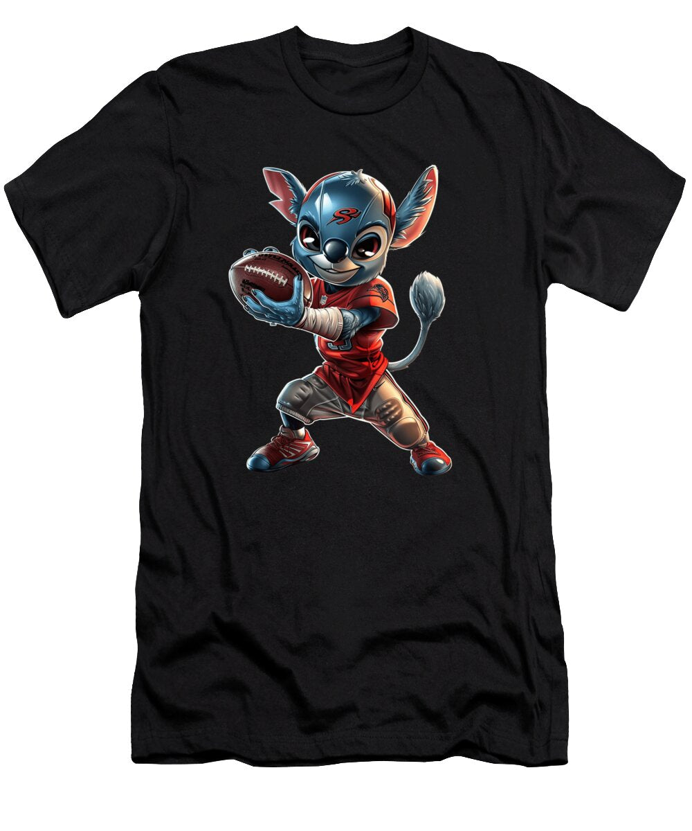 Stitch Vs Diamondbacks Ohana Outfield Outcast Robertz Schuler T-Shirt