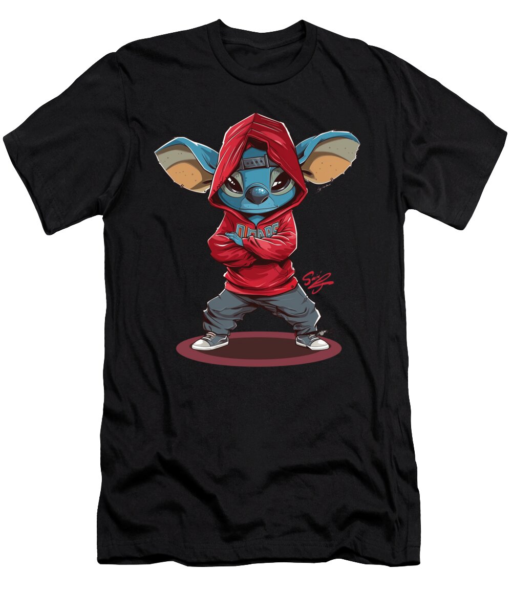 Stitch Vs Diamondbacks Ohana Overthrow Overload Robertz Schuler T-Shirt