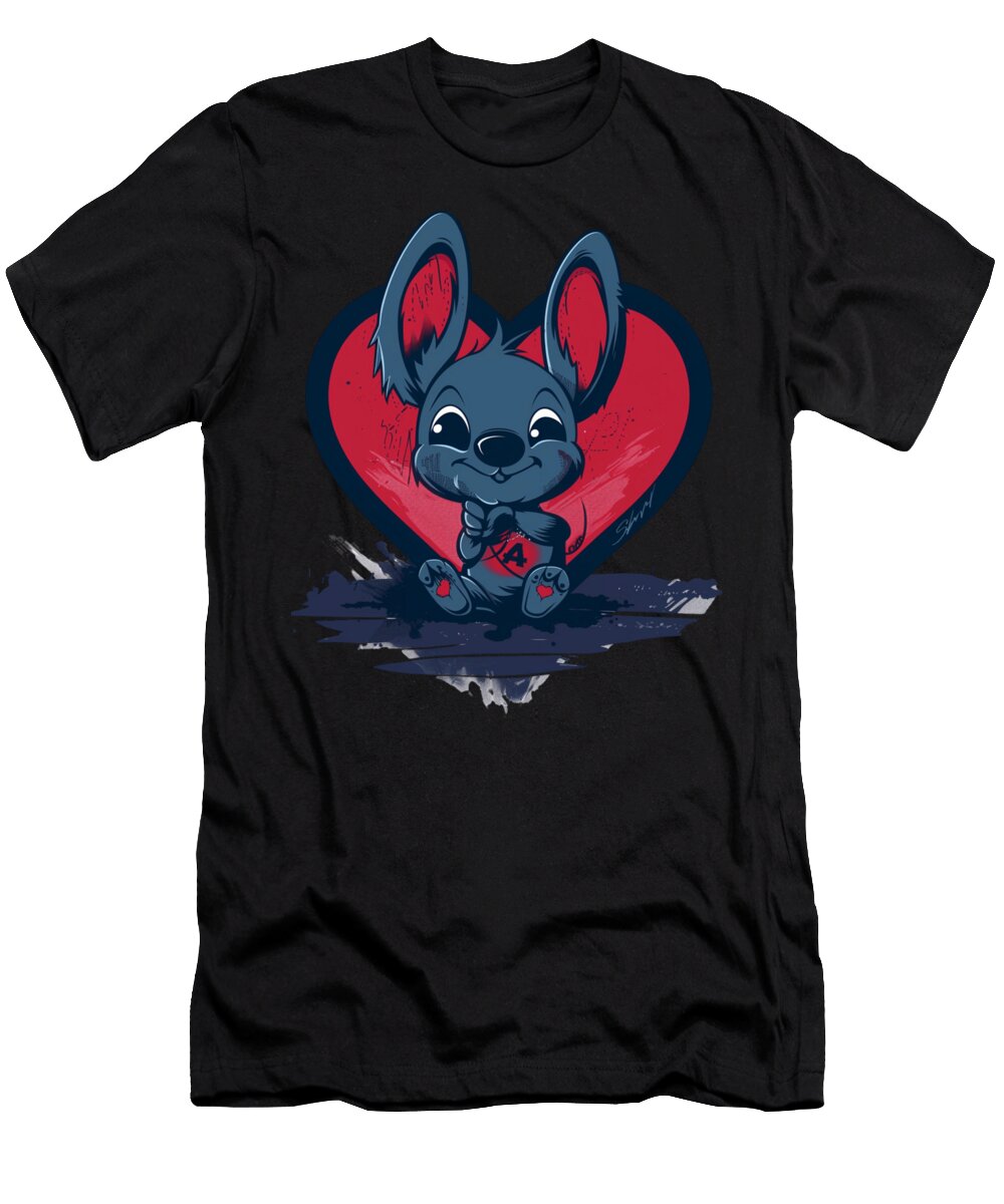 Stitch Vs Diamondbacks Outfield Alien Orbit Robertz Schuler T-Shirt