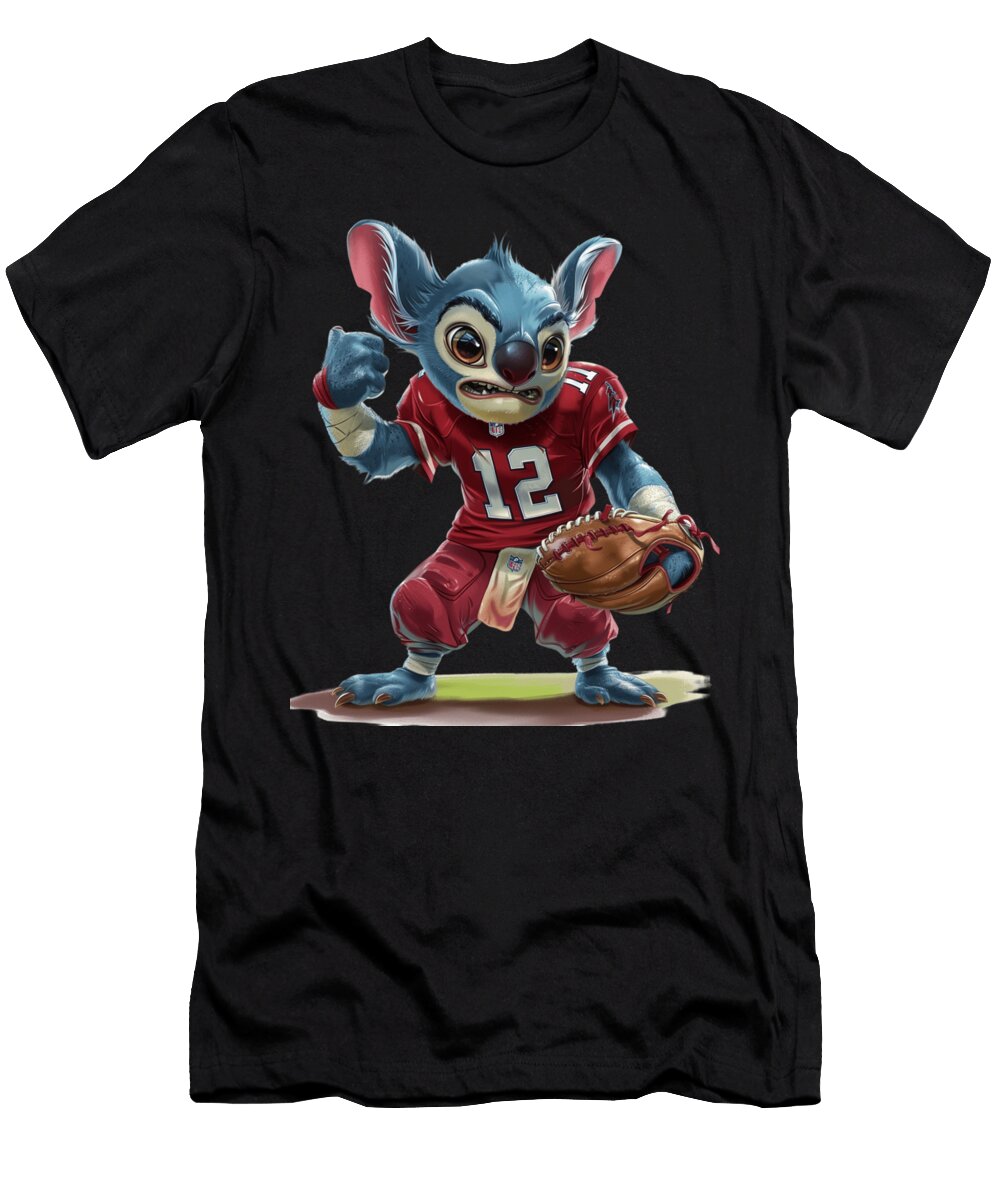 Stitch Vs Diamondbacks Stitch Home Run Robertz Schuler T-Shirt