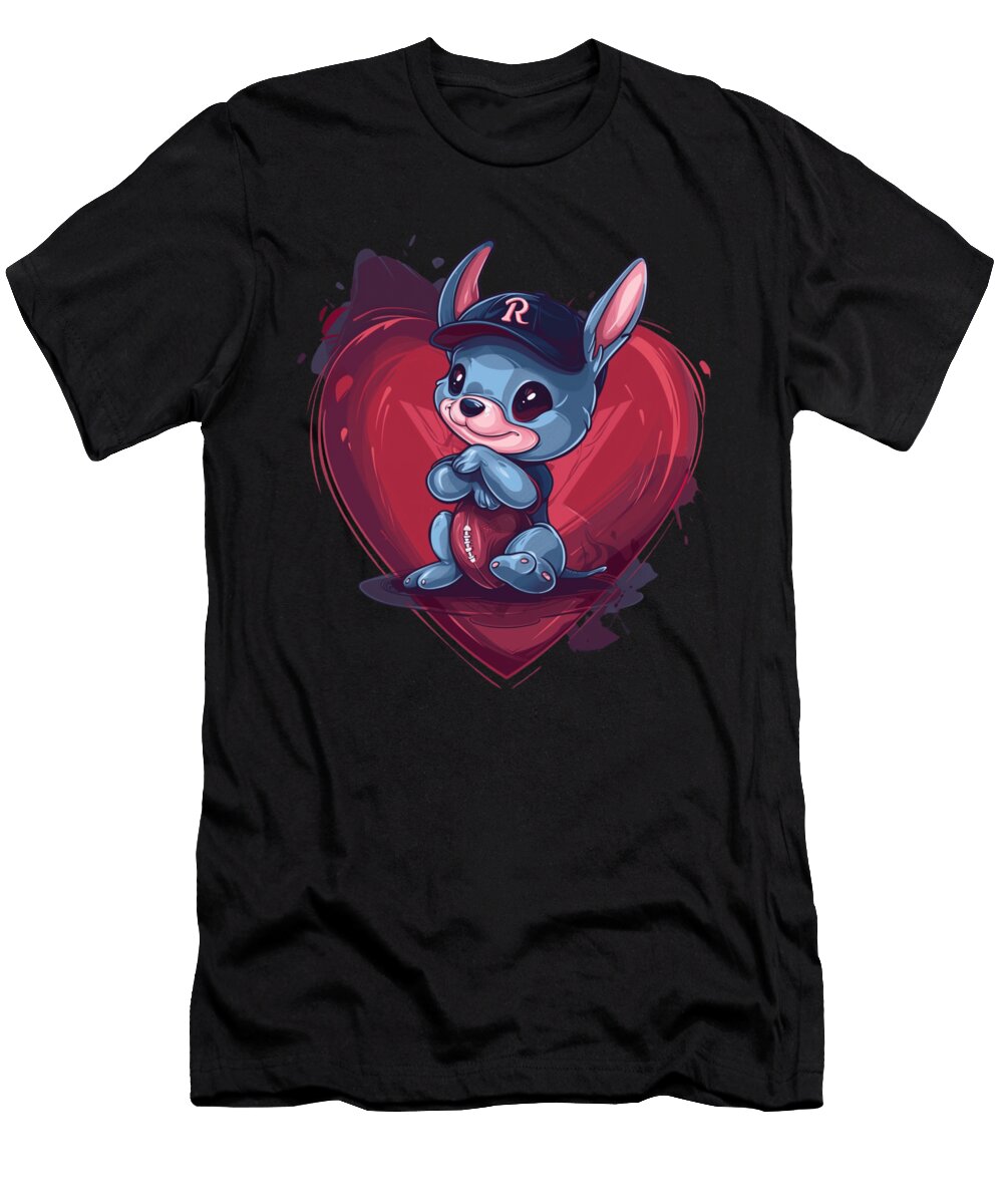 Stitch Vs Diamondbacks Stitch Intimidating Impact Robertz Schuler T-Shirt