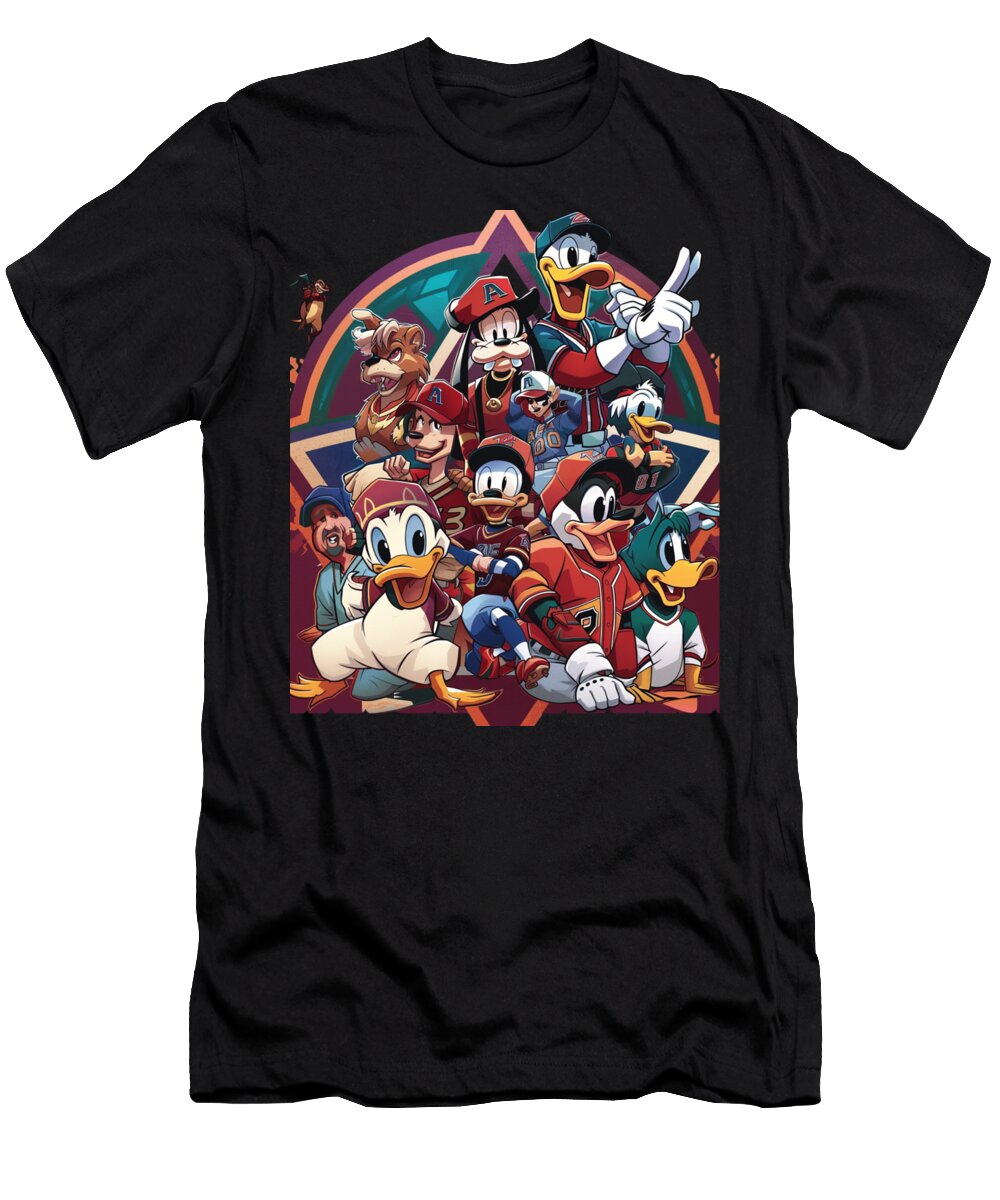 Stitch Vs Diamondbacks Stitch Slugger Supremacy Robertz Schuler T-Shirt