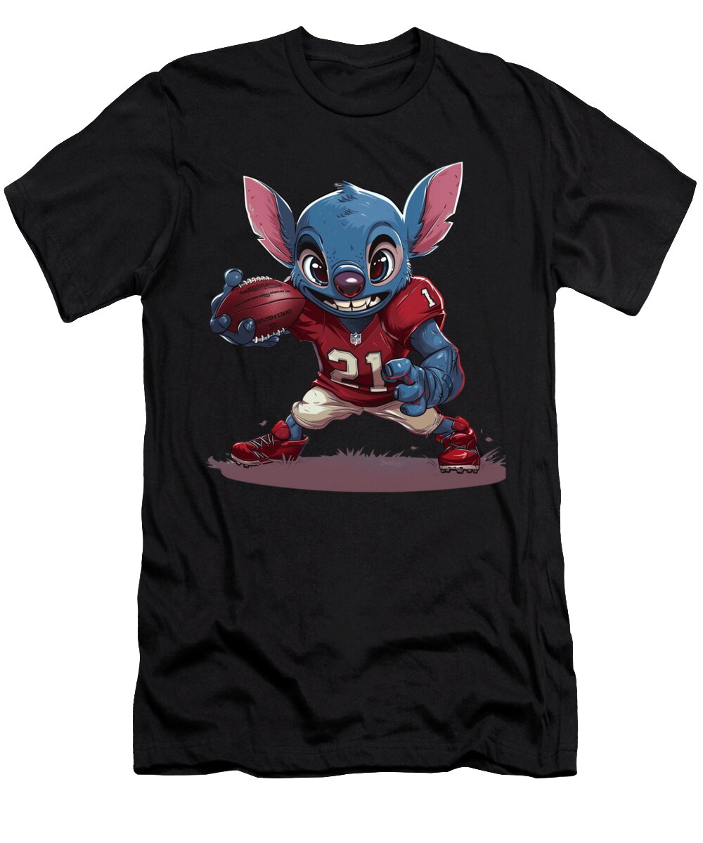 Stitch Vs Diamondbacks Stitch Spectacular Spins Robertz Schuler T-Shirt