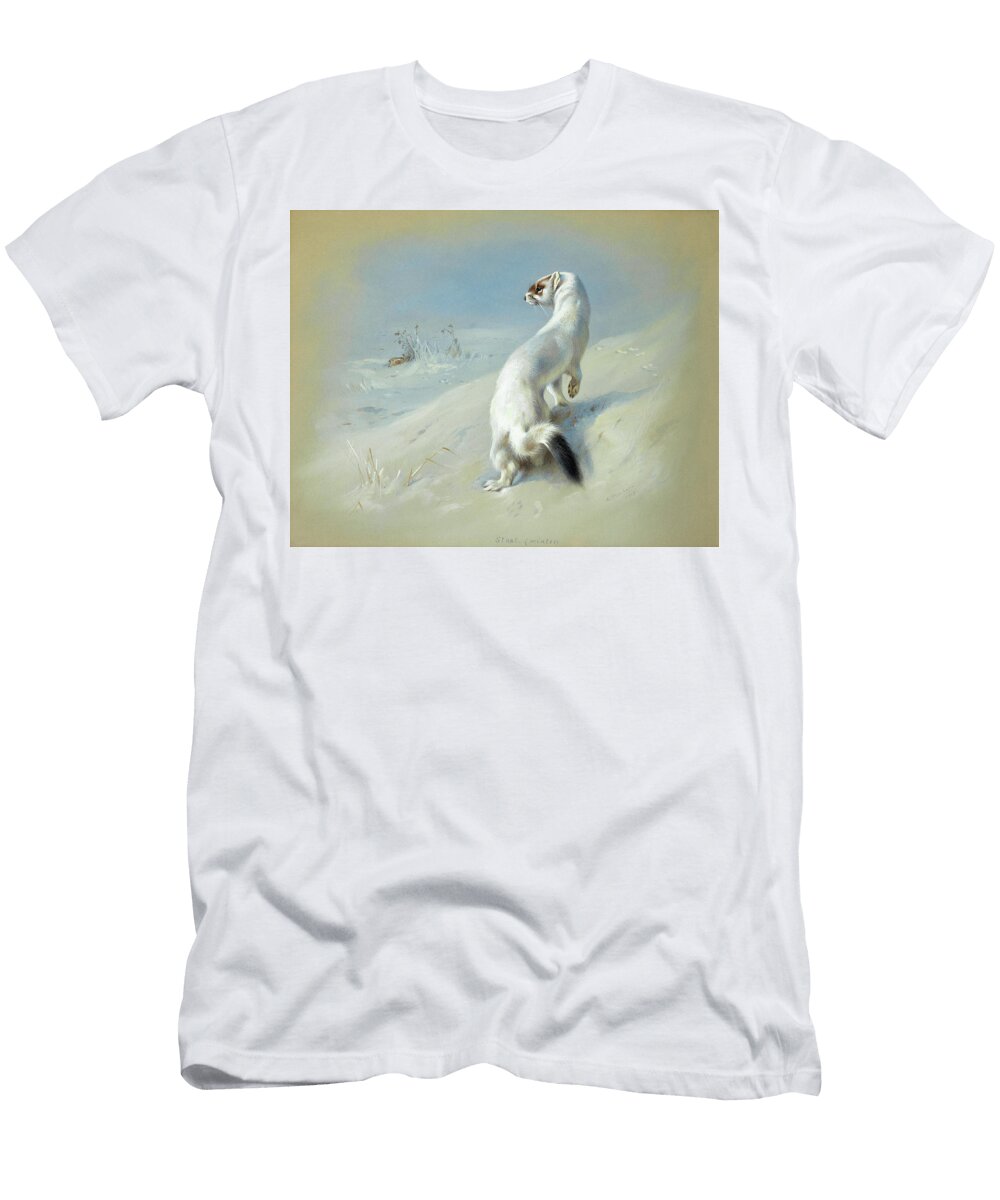 Stoat Winter Archibald Thorburn T-Shirt