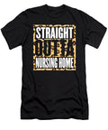 Straight Outta Nursing Home Leopard Funny Jensen Cena T-Shirt