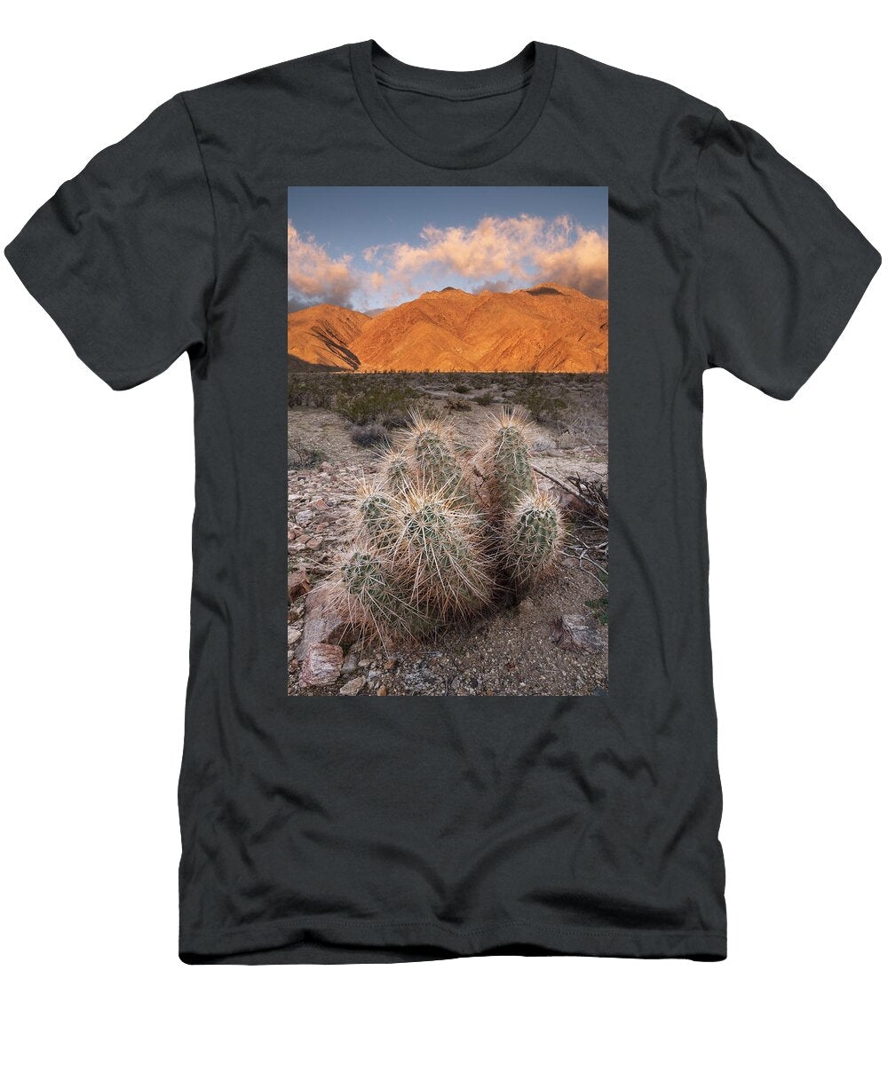 Strawberry Hedgehog Cactus in Anza Borrego William Dunigan T-Shirt