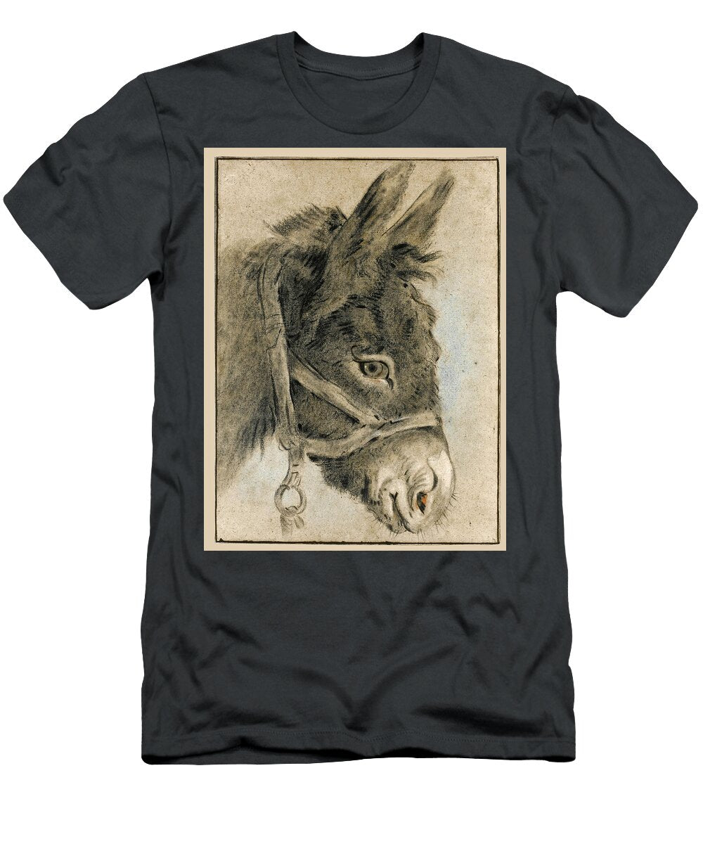 Study of a Donkeys Head Attributed to Jean Baptiste Huet T-Shirt