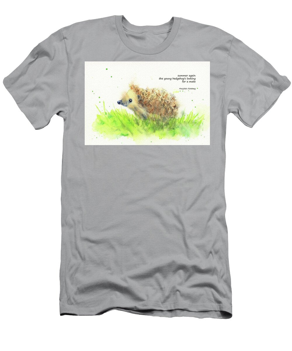 Summer Again Hedgehog Haiku Karen Kaspar T-Shirt