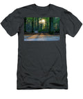 Sun Shining Trough Trees Casting Beams Johan Ferret T-Shirt