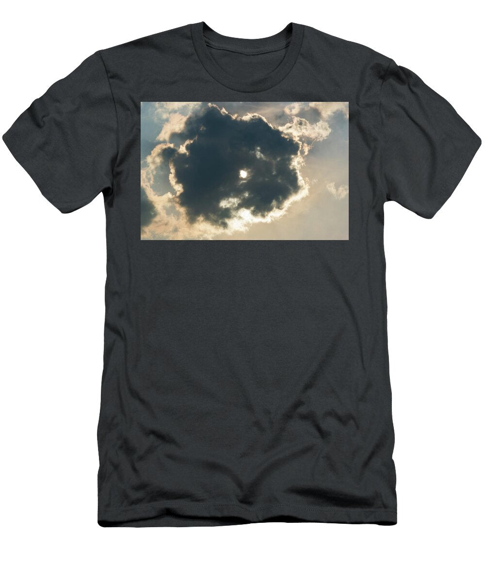 Sun Trying to Brake Trough a Dark Cloud Johan Ferret T-Shirt