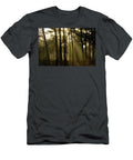 Sunbeams Penetrating a Forest in Morning Light Johan Ferret T-Shirt
