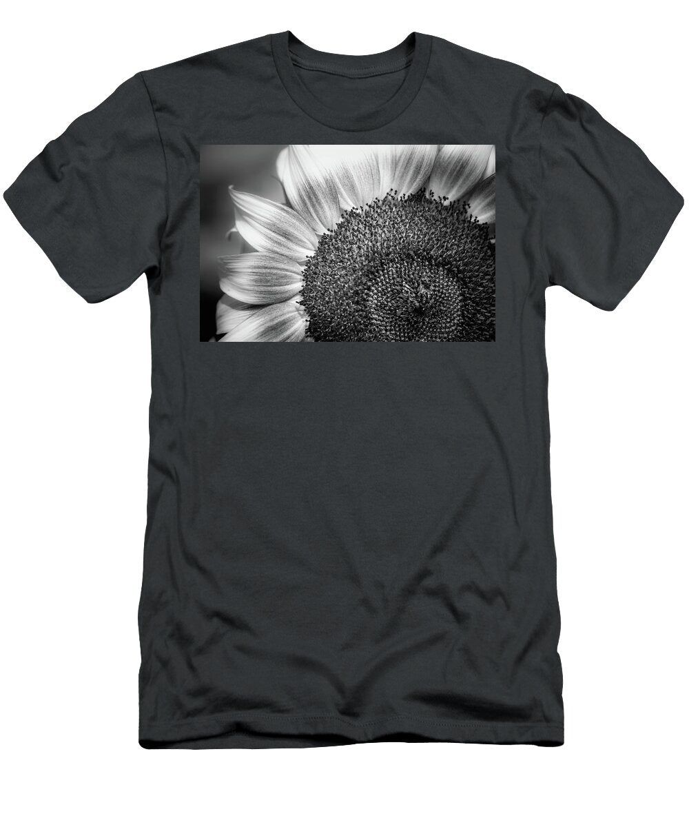 Sunflower Glow in Black and White Greg Mimbs T-Shirt
