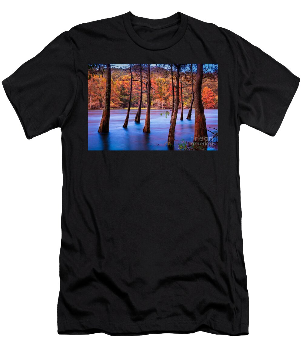 Sunset Cypresses Inge Johnsson T-Shirt