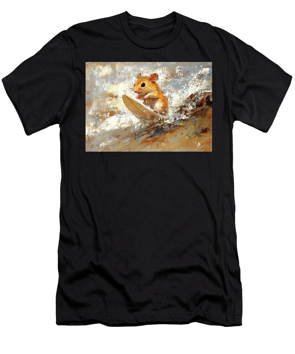 Surfer Hamster Rhys Jacobson T-Shirt