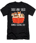 Tails and Tales Summer Reading 2021 Book Librarian Florian Dold Art T-Shirt