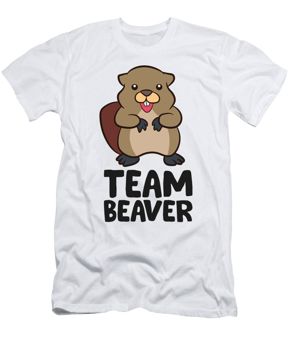 Team Beaver Funny Beaver Eq Designs T-Shirt
