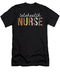 Telehealth Nurse Colorful Leopard Print Funny Jensen Cena T-Shirt