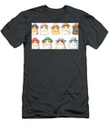 Ten Adorable Hamsters Wearing Various Colorful Hats Daniel Narthe T-Shirt