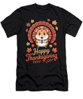 Thanksgiving Hamster with Turkey Feathers Joanna Redesiuk T-Shirt