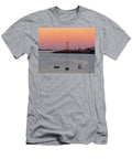The 2016 Supermoon Balancing on the Marblehead Light Tower in Marblehead Ma Harbor Moonrise Toby Mcguire T-Shirt