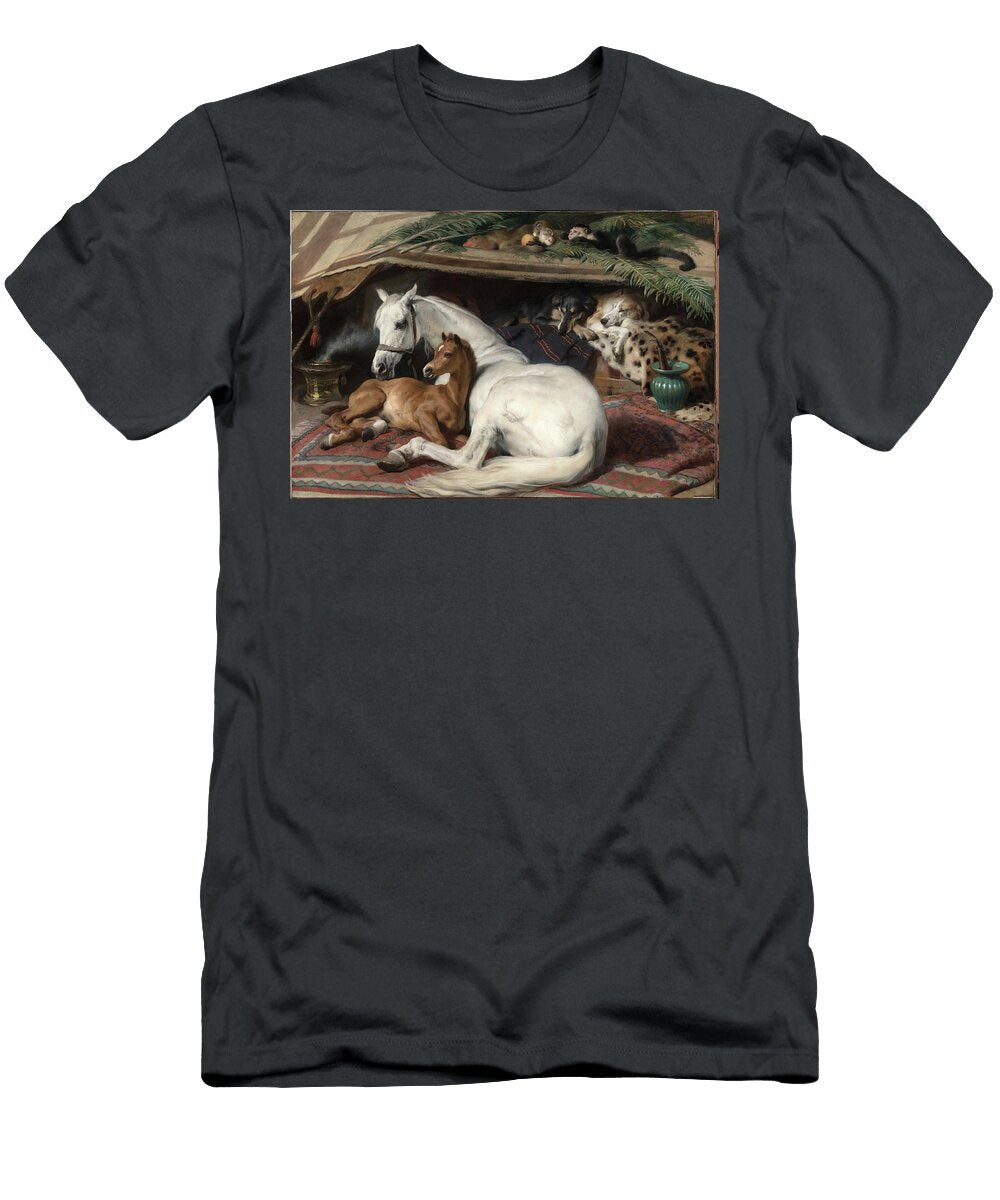 The Arab Tent Sir Edwin Henry Landseer T-Shirt