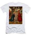 The Birth of Christ and the Annunciation to the Shepherds Anonymous Follower of Juan De Borgona T-Shirt