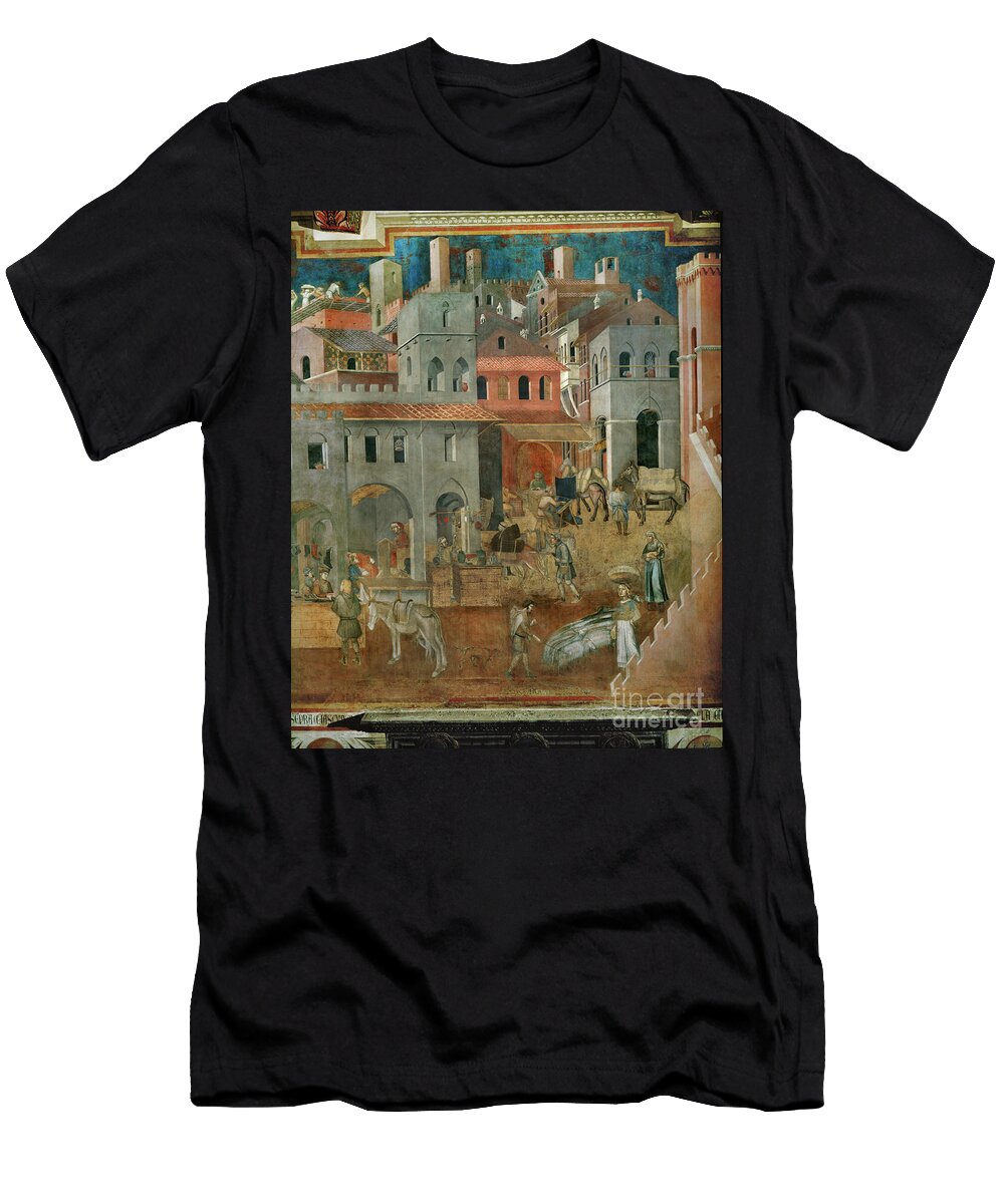 The Blessings of Good Government Ambrogio Lorenzetti T-Shirt