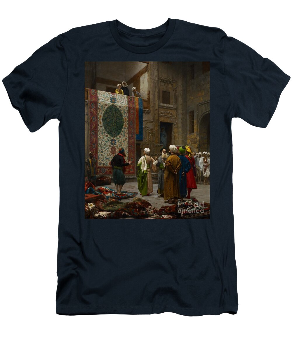 The Carpet Merchant Jean Leon Gerome T-Shirt