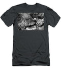 The Carrot Eating Groundhog Black and White Paul Ward T-Shirt