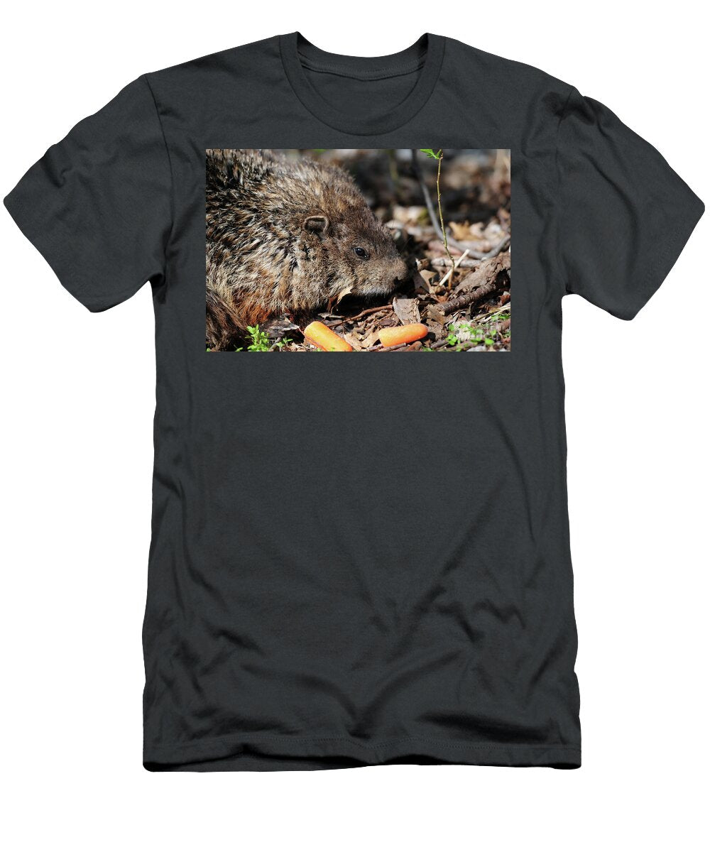 The Carrot Eating Groundhog Paul Ward T-Shirt
